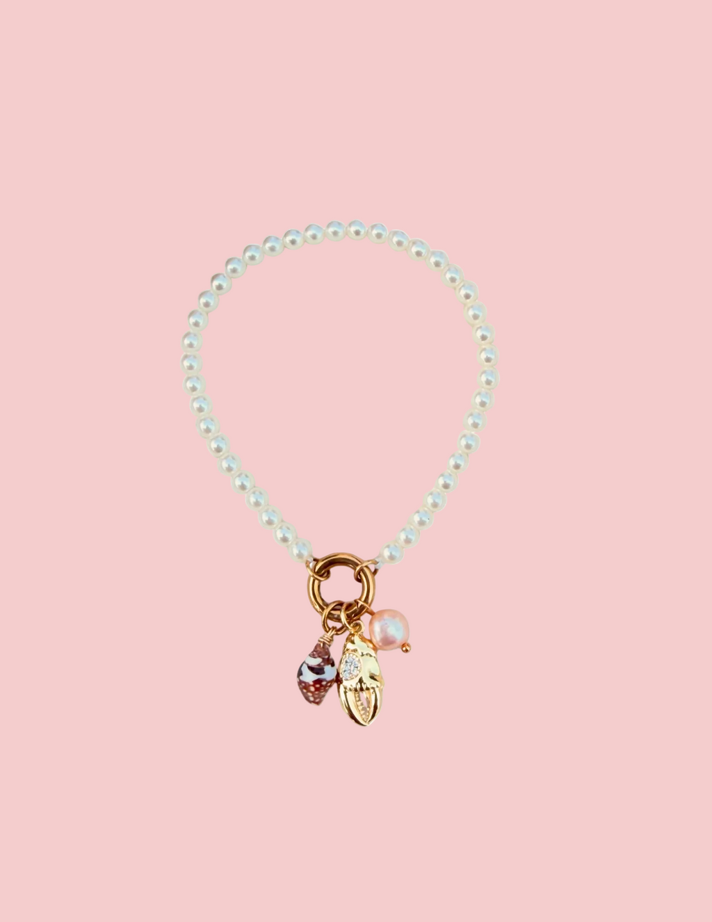 Gone Crabbin' Pearl Bracelet